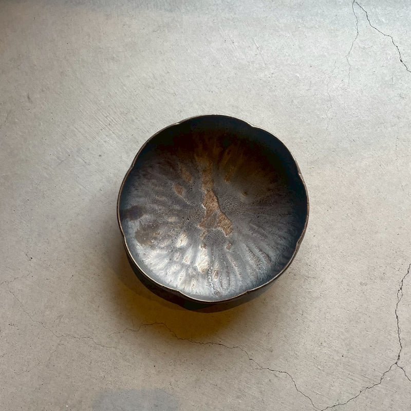 BOWL　茶船(ボウル)φ19　ブロンズ｜作家　藤村佳澄【FK31】