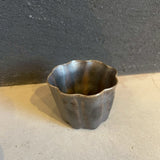 カヌレ茶器 茶杯　ブロンズ｜作家　藤村佳澄【FK37】