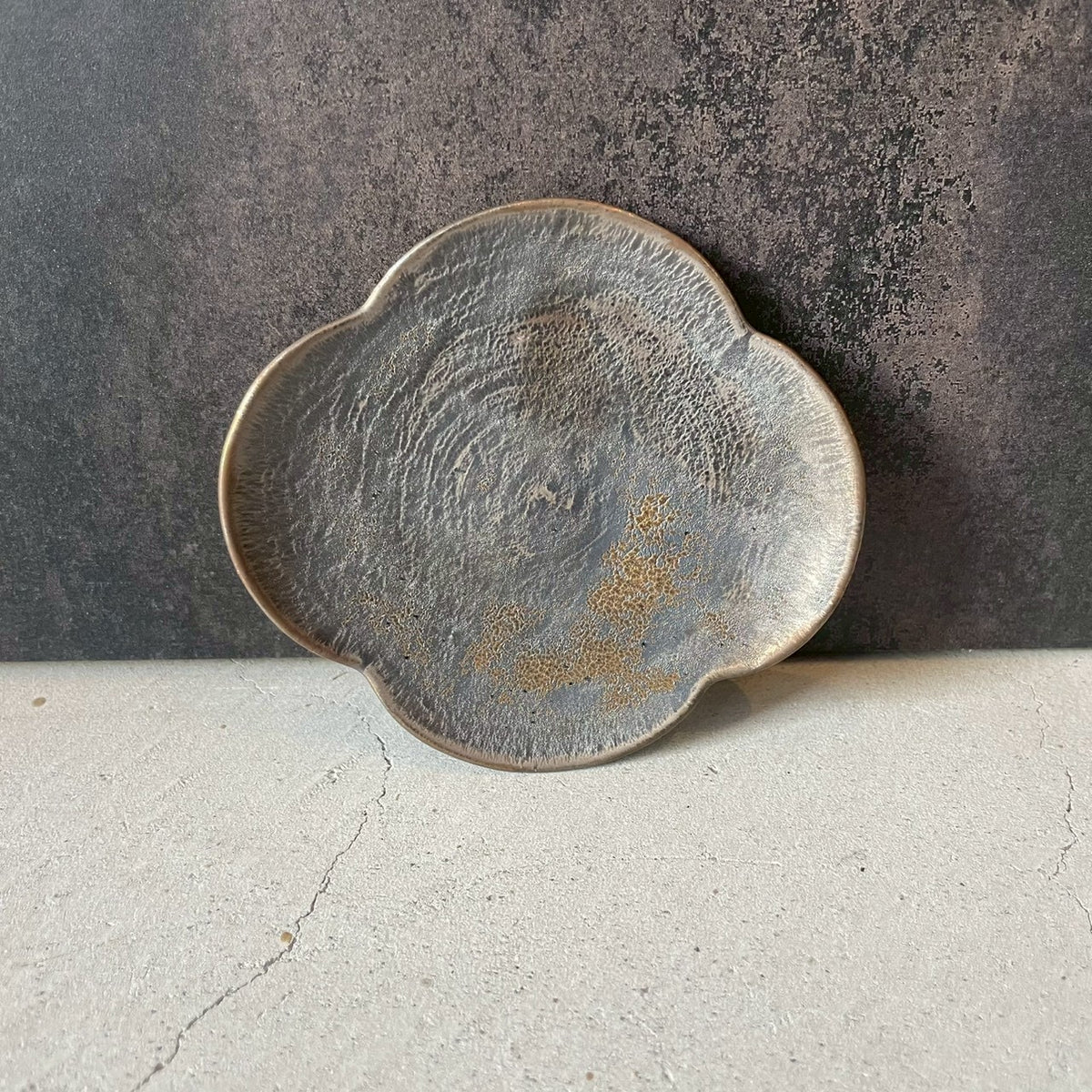 カヌレ茶器 茶托 ブロンズ｜作家 藤村佳澄 – nokaze｜陶器、和食器