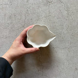 カヌレ茶器 茶海(片口)　白｜作家　藤村佳澄【FK39】