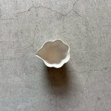 カヌレ茶器 茶海(片口)　白｜作家　藤村佳澄【FK39】