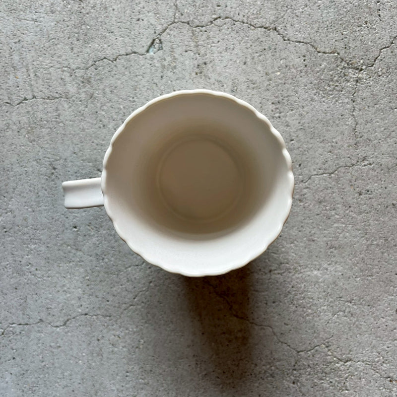 カップ　白磁コーヒーカップ　白｜作家　藤村佳澄【FK41a】