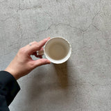 カップ　白磁コーヒーカップ　白｜作家　藤村佳澄【FK41a】