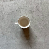 カップ　白磁コーヒーカップ　白｜作家　藤村佳澄【FK41a】