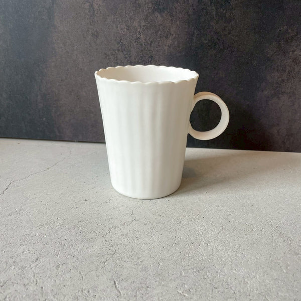カップ　白磁コーヒーカップ　白｜作家　藤村佳澄【FK41a】