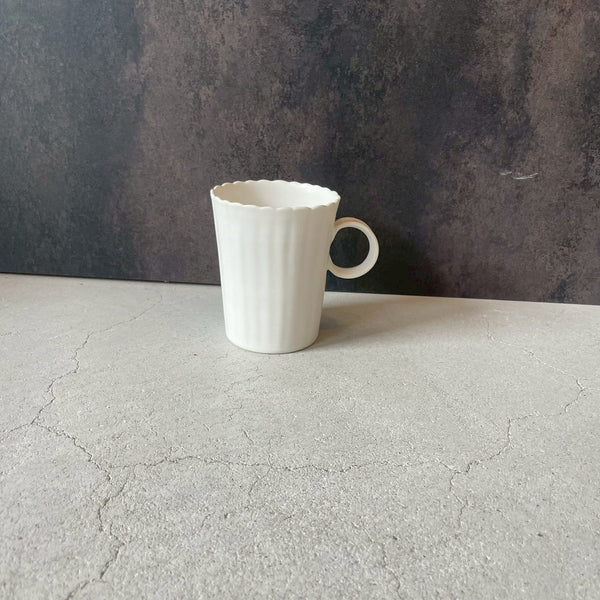 カップ　白磁コーヒーカップ　白｜作家　藤村佳澄【FK41a】
