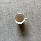 カップ　白磁コーヒーカップ　白｜作家　藤村佳澄【FK41b】