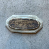 ８角ロングプレート　白【FS24c】