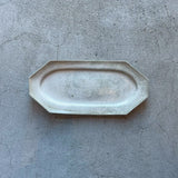 ８角ロングプレート　白【FS24c】