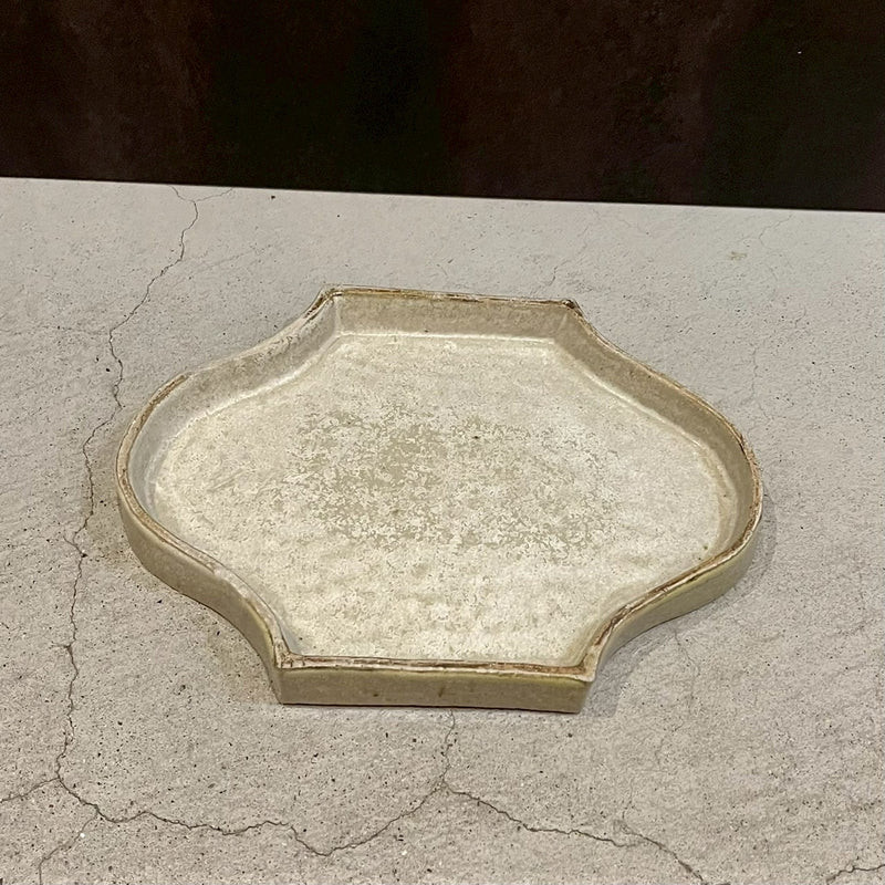 ２W台皿　L ビードロ【FS6b】