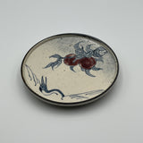 5寸皿（鶴・桃）【HG11】