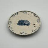 5寸皿（象・花）【HG12】