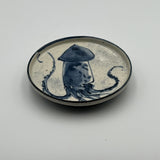 4寸皿（イカ１）【HG17】