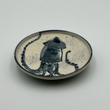 4寸皿（イカ２）【HG18】