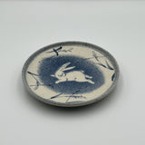 5寸皿（うさぎ・ススキ）【HG1】