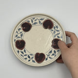 5寸皿（桃）【HG4】