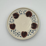 5寸皿（桃）【HG4】