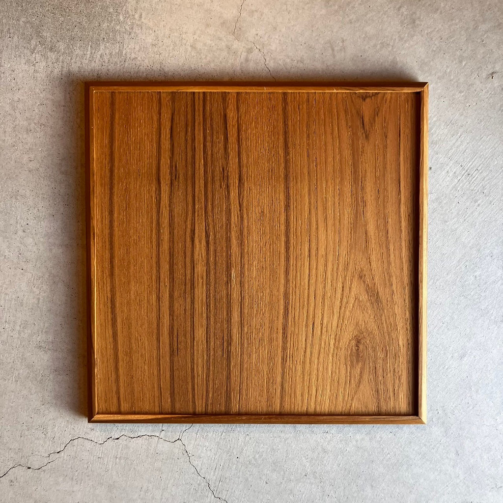 J. Furniture チーク材 スタックトレー 正方形 – nokaze｜陶器