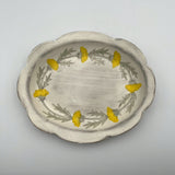 Large painted oval bowl [KI1a]