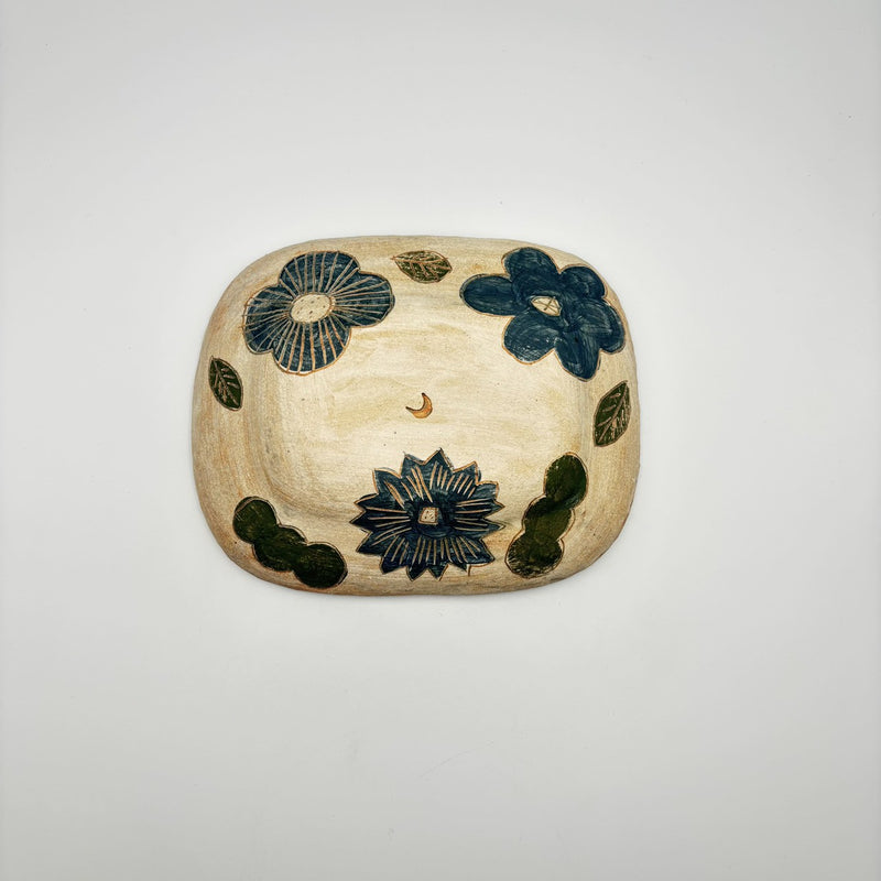 長四角皿｜こむろしずか – nokaze｜陶器、和食器、うつわの通販