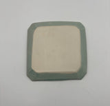 Square plate, Mimosa design [kaji5]