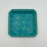 Square plate, lemon design [kaji6]