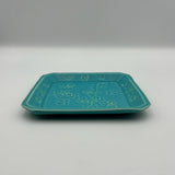 Square plate, lemon design [kaji6]