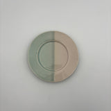 豆リム皿pink x aqua 【kaji9】