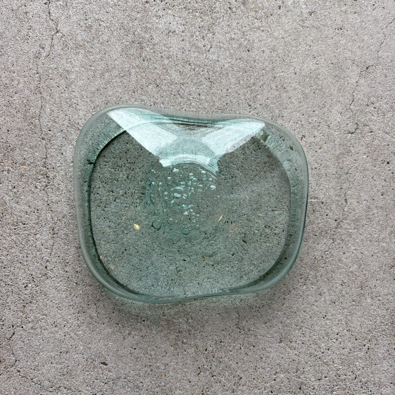 琵琶湖彩 水盤｜作家 神永朱美（imeca glass） – nokaze｜陶器、和食器