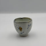花ミニ湯呑み　絵付け【M2b】