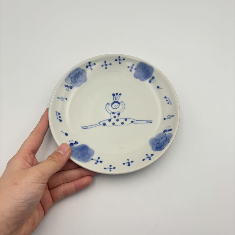 バレリーナ 5寸皿｜砥部焼 森陶房 – nokaze｜陶器、和食器、うつわの通販