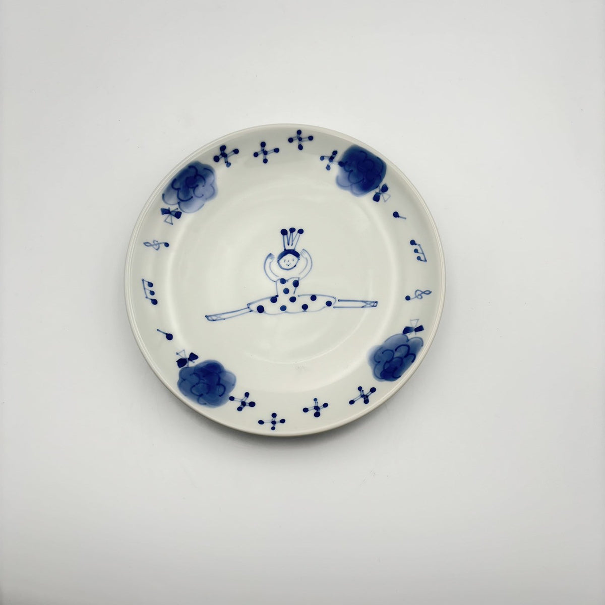バレリーナ 5寸皿｜砥部焼 森陶房 – nokaze｜陶器、和食器、うつわの通販
