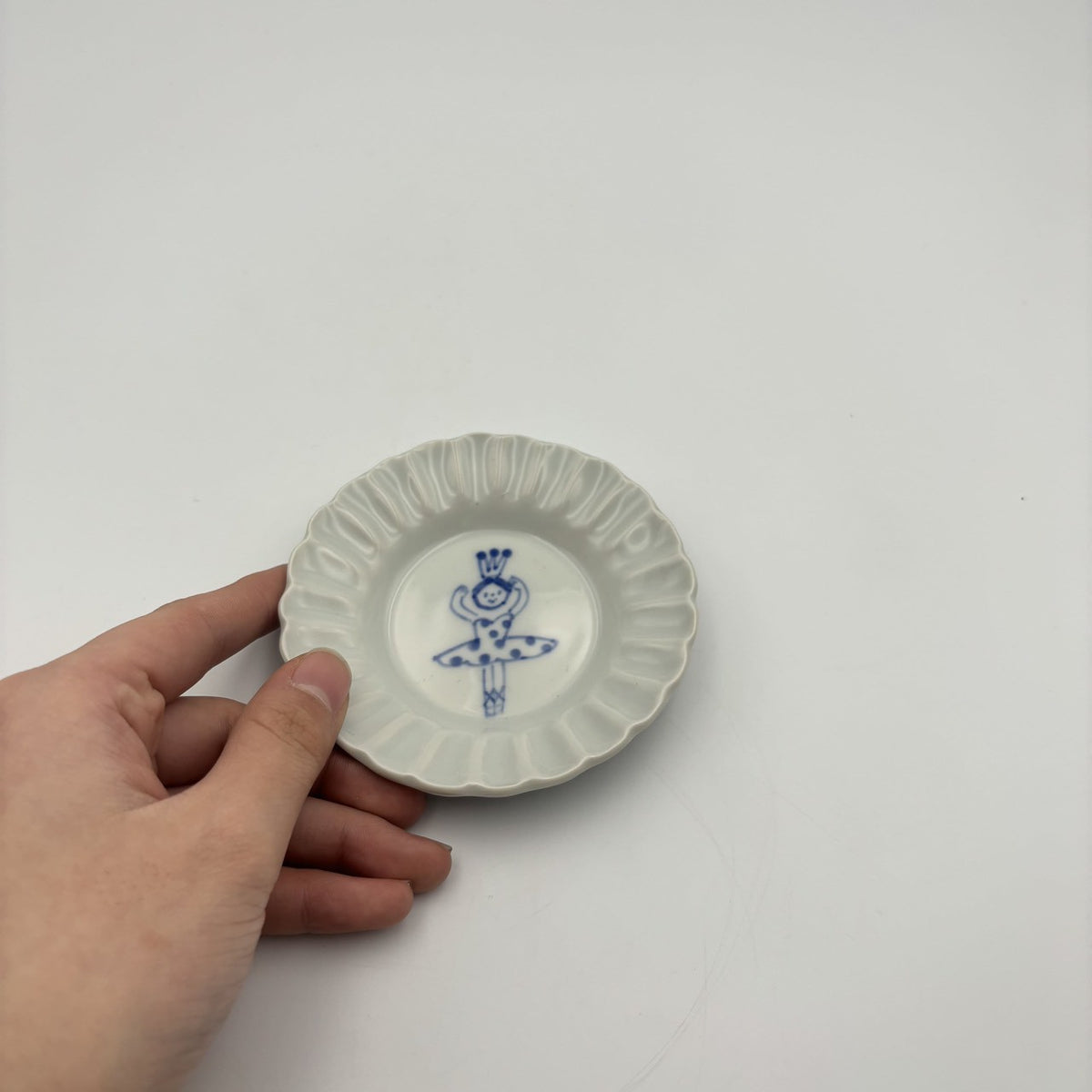 バレリーナ レースの小皿｜砥部焼 森陶房 – nokaze｜陶器、和食器