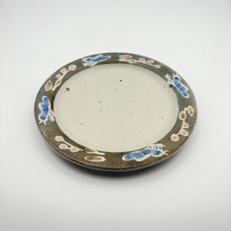 青い鳥 リム皿（大）｜砥部焼 森陶房 – nokaze｜陶器、和食器、うつわ