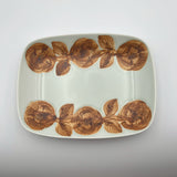 Rectangle Plate Flower [Pebble]