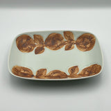 Rectangle Plate Flower [Pebble]