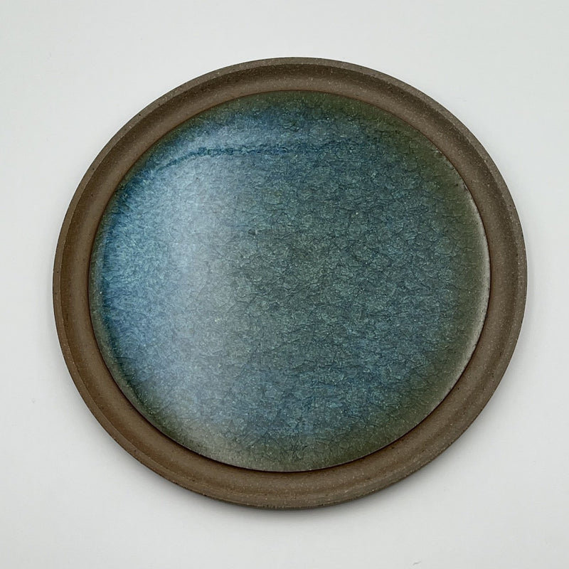 希少　陶板皿　一点物 みかん灰秞 皿｜作家 鈴木隆（小田原） – nokaze｜陶器、和食器