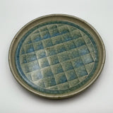 Mandarin orange ash glaze plate [99]