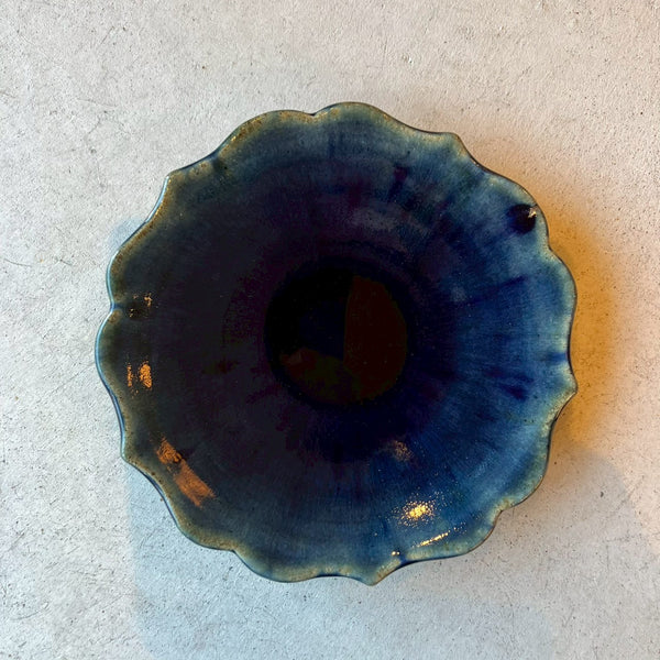 青輪花皿【TA4】