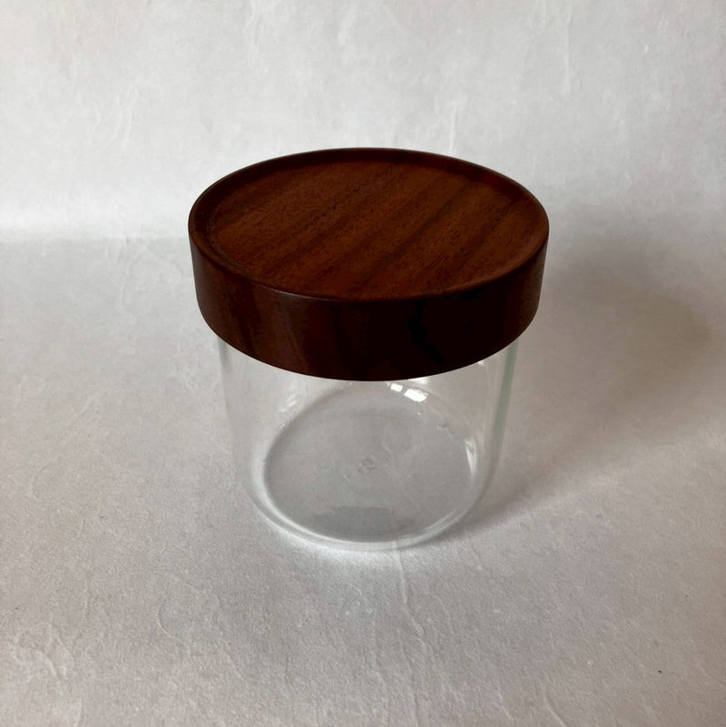 Glass Storage Jar with Taiwan Acacia Lid 600ml｜TG