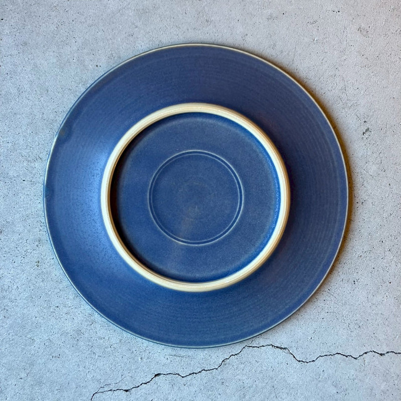 5寸皿　インディゴ【UY2c】