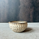Small white katakuchi bowl