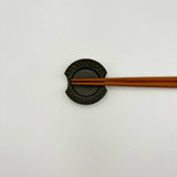 しのぎ 箸置き 黒【YM 35-1】