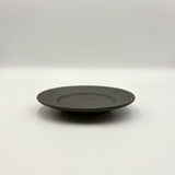 しのぎ リム平皿 4寸 黒【YM 7-1】