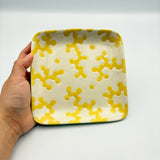 ミモザ　角皿【ホンゴウ7】