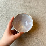 面取飯碗・小　粉引紫【SH6】