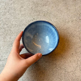面取飯碗・大　青萩釉【SH5-2】