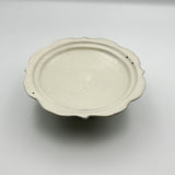 鉄散　彫刻コンポート皿 大（18cm）【古120】