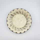 Yellow Brush Flower Plate, 8 inch [Old 123]