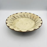 Yellow Brush Flower Plate, 8 inch [Old 123]